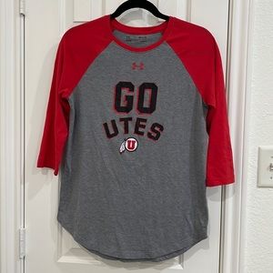 Under Armour Heat Gear Baseball Style Shirt Size S